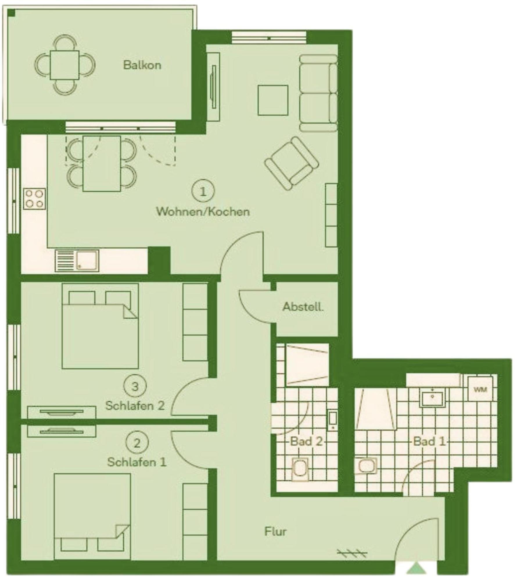 Apartment "Usedomer Luft" Garz  Exteriér fotografie